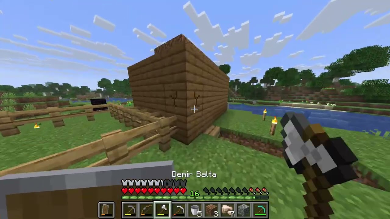 Bugün 8. kez Minecraft oynuyoruz