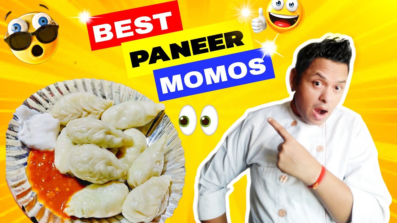 बाज़ार जैसे पनीर मोमोज | Street Style Paneer Momos Recipe | Paneer Momos Recipe