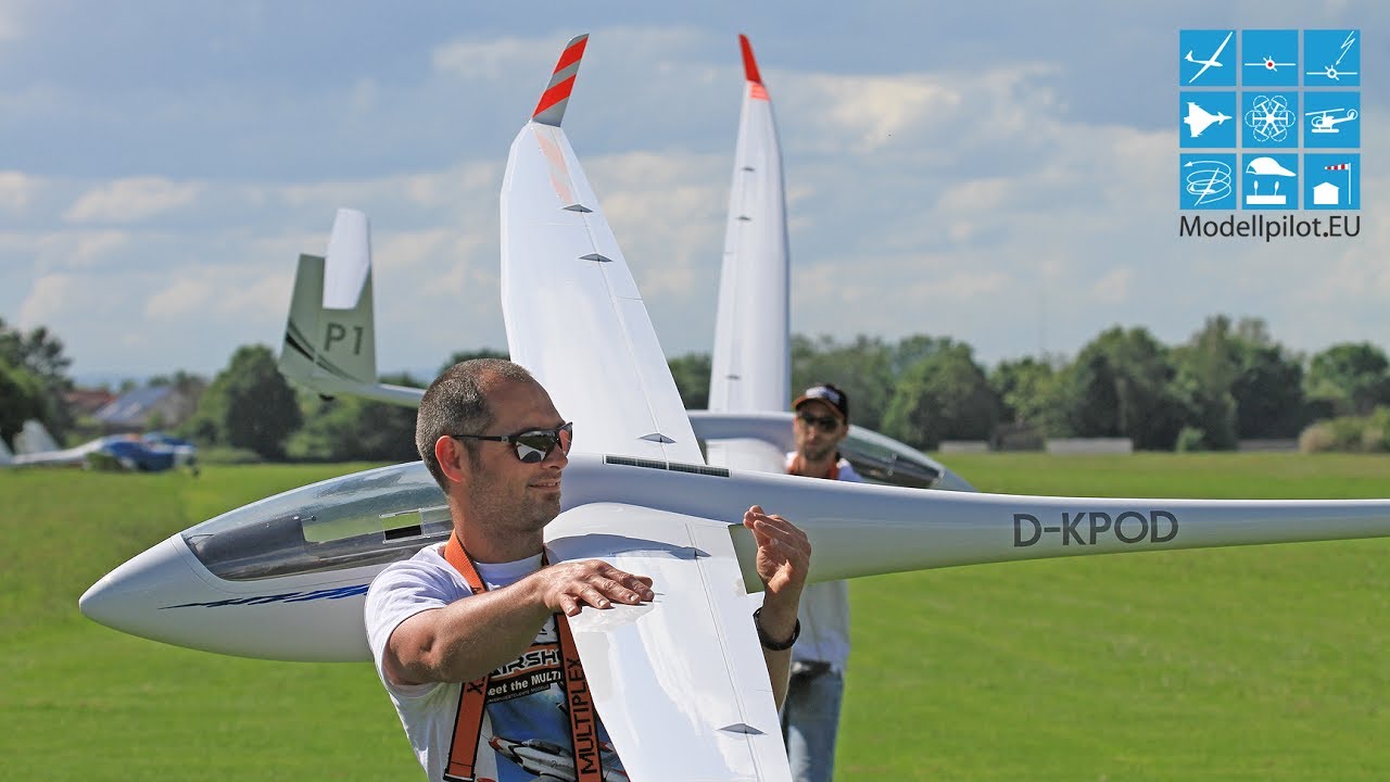 2X ASH 31 MI 1:3 RC SCALE GLIDER FW-MODELS AEROBATIC FLIGHT MULTIPLEX AIRSHOW 2017