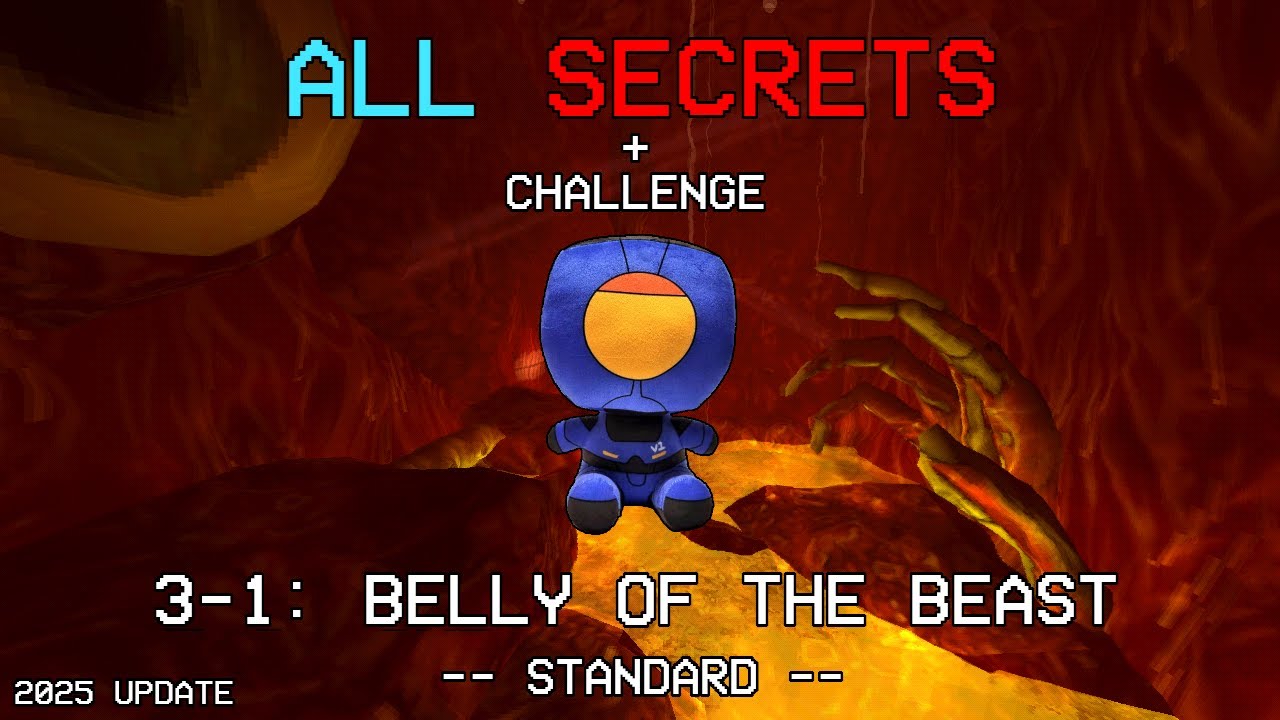 ULTRAKILL 3-1 REWORK: BELLY OF THE BEAST - (ALL SECRETS, CHALLENGE, P-1 ENTRANCE)