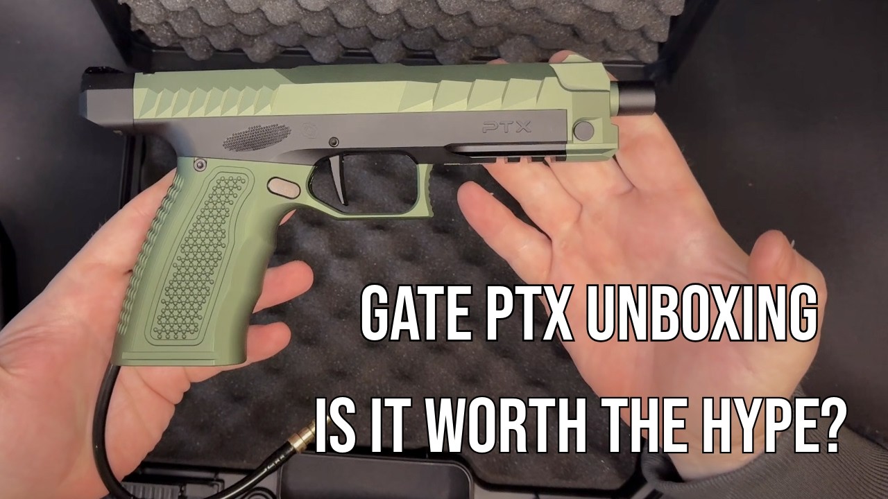 The Future of Airsoft Sidearms is Here: GATE PTX Unboxing! 🔫⚡