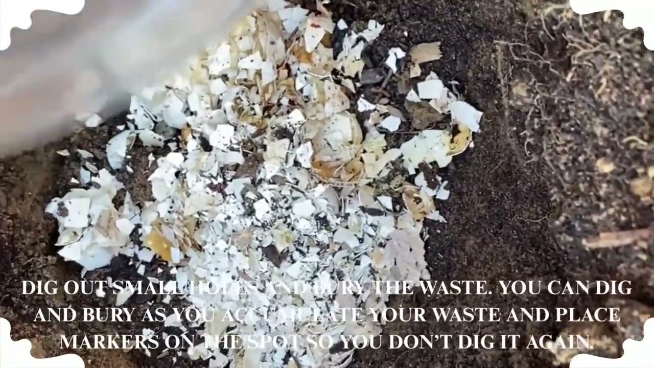 Dig and drop  composting