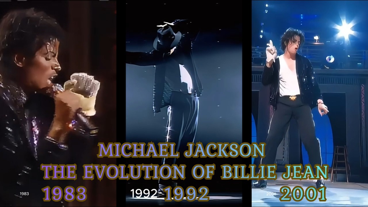 Michael Jackson - Billie Jean (Live Evolution 1983, 1992, 2001) 4K Ultra HD
