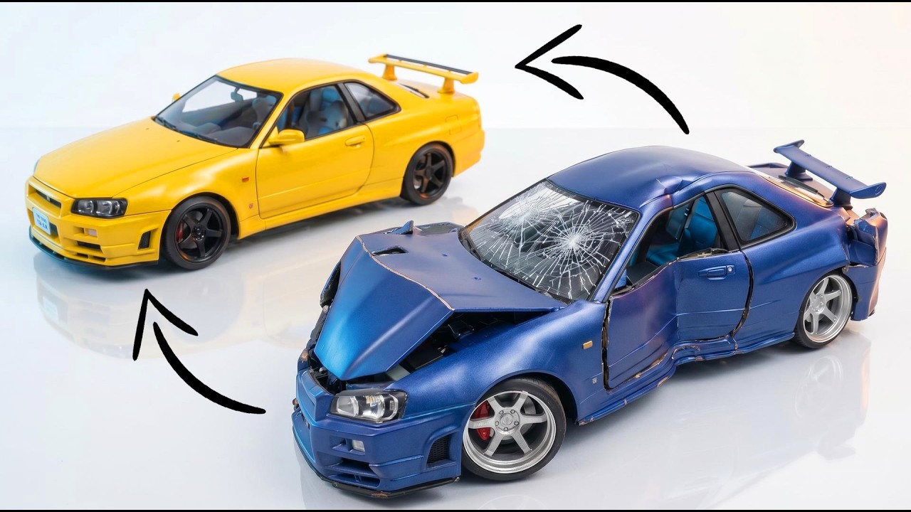 Я восстановил Разбитый Nissan Skyline GTR 34