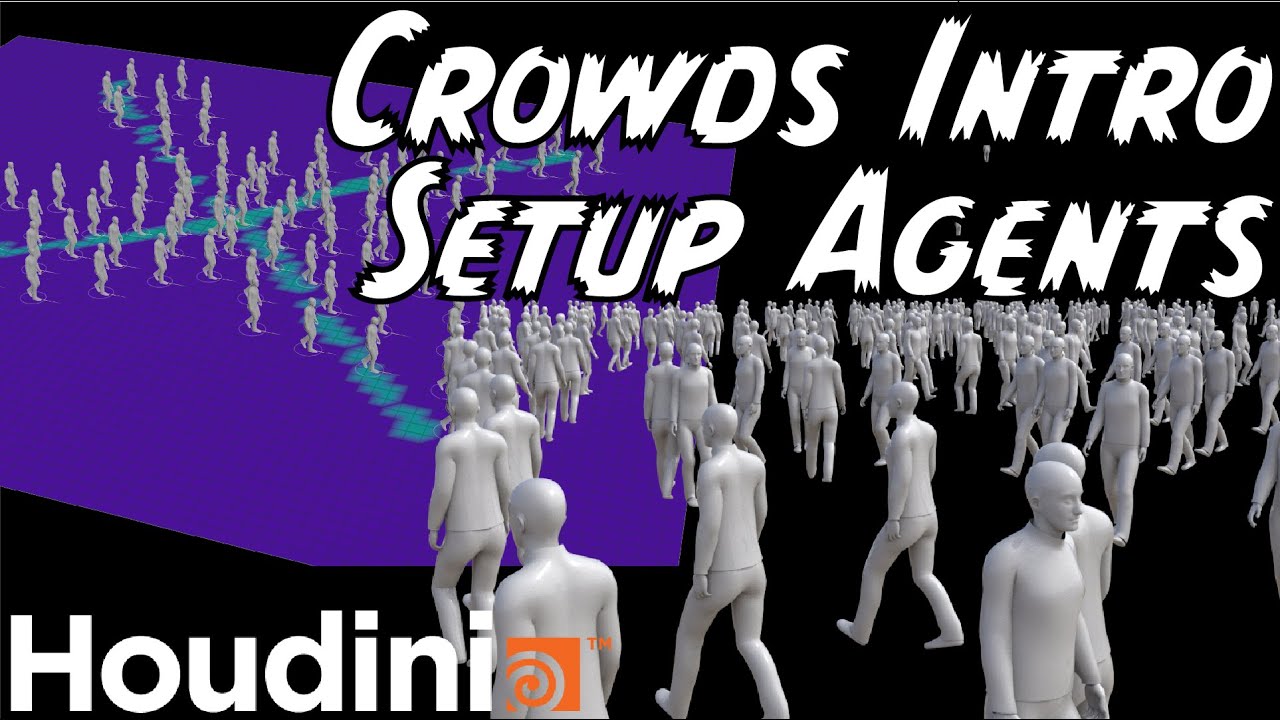 Introduction to Crowds in Houdini: Setting up Agents