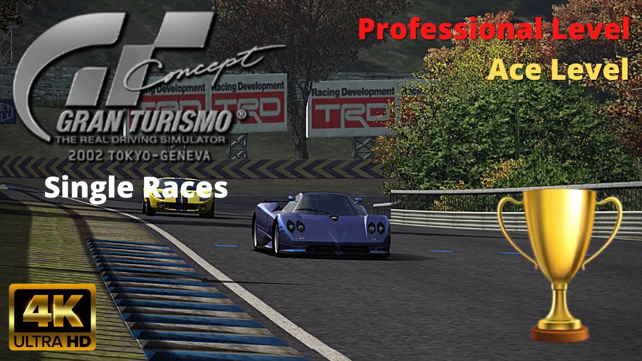 Gran Turismo Concept [4K] - Single Races + Ending Movie (2002 Tokyo-Geneva)