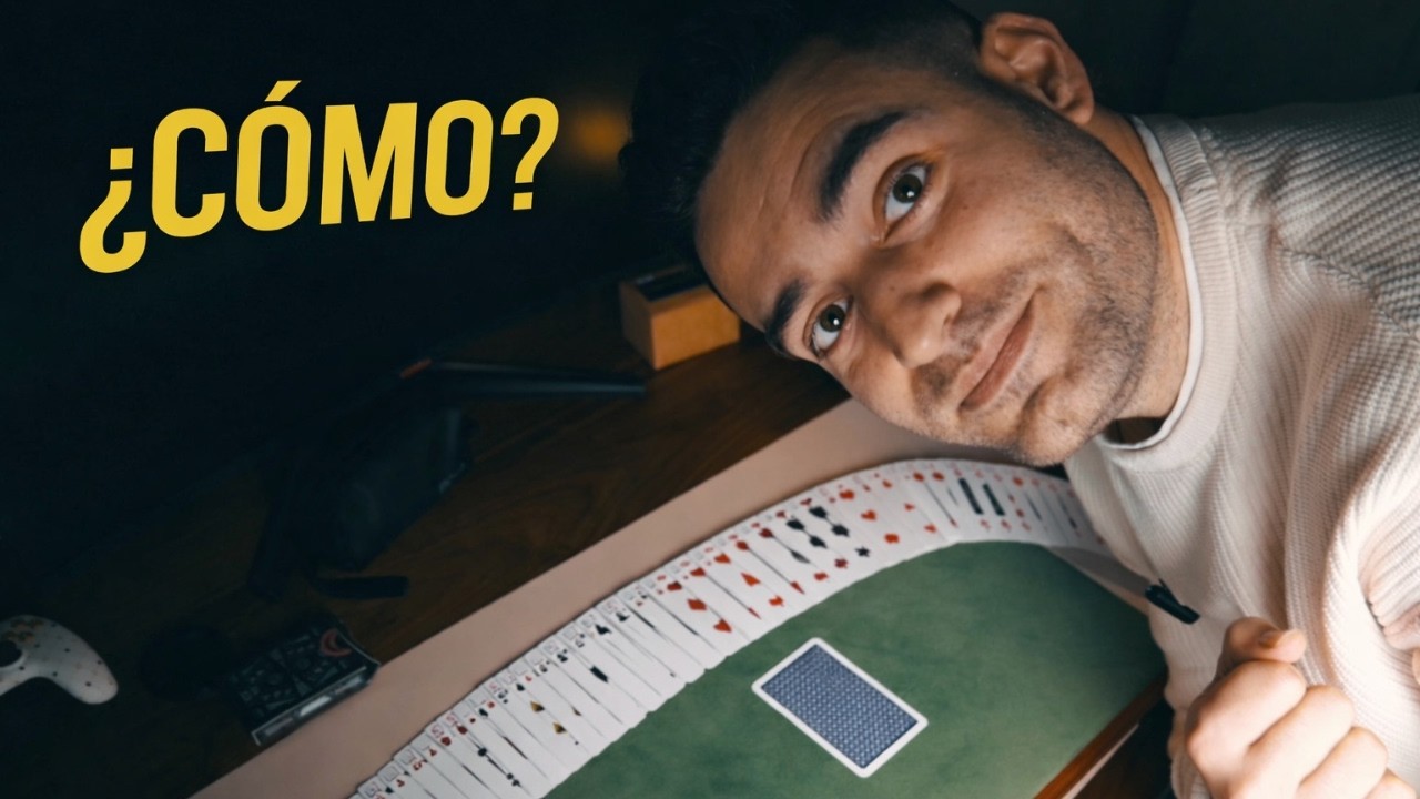 Un solo GESTO y harás este IMPOSIBLE truco de CARTAS al instante (Tutorial)