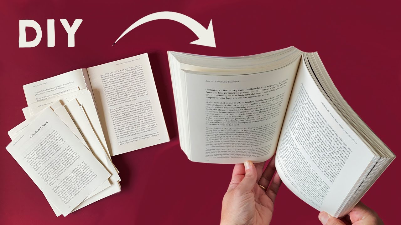 How to BIND Single Sheets 👉  ​​How to Repair a BOOK [  NO sewing ! ] Bookbinding Tutorial