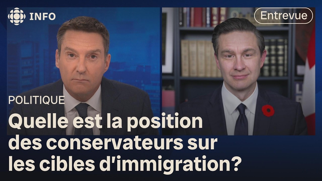 Immigration, ingérence, paralysie : le chef conservateur Pierre Poilievre répond à nos questions