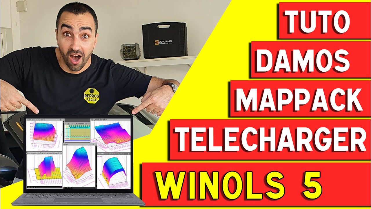 ✅ Tuto formation Winols 5 Télécharger mappack + damos: Stage de formation reprogrammation moteur 🚗💨