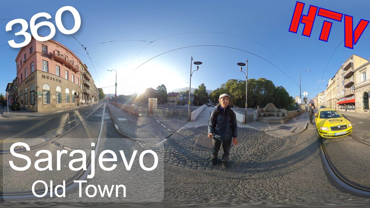 360VR Sarajevo,Bosnia -Old Town walk