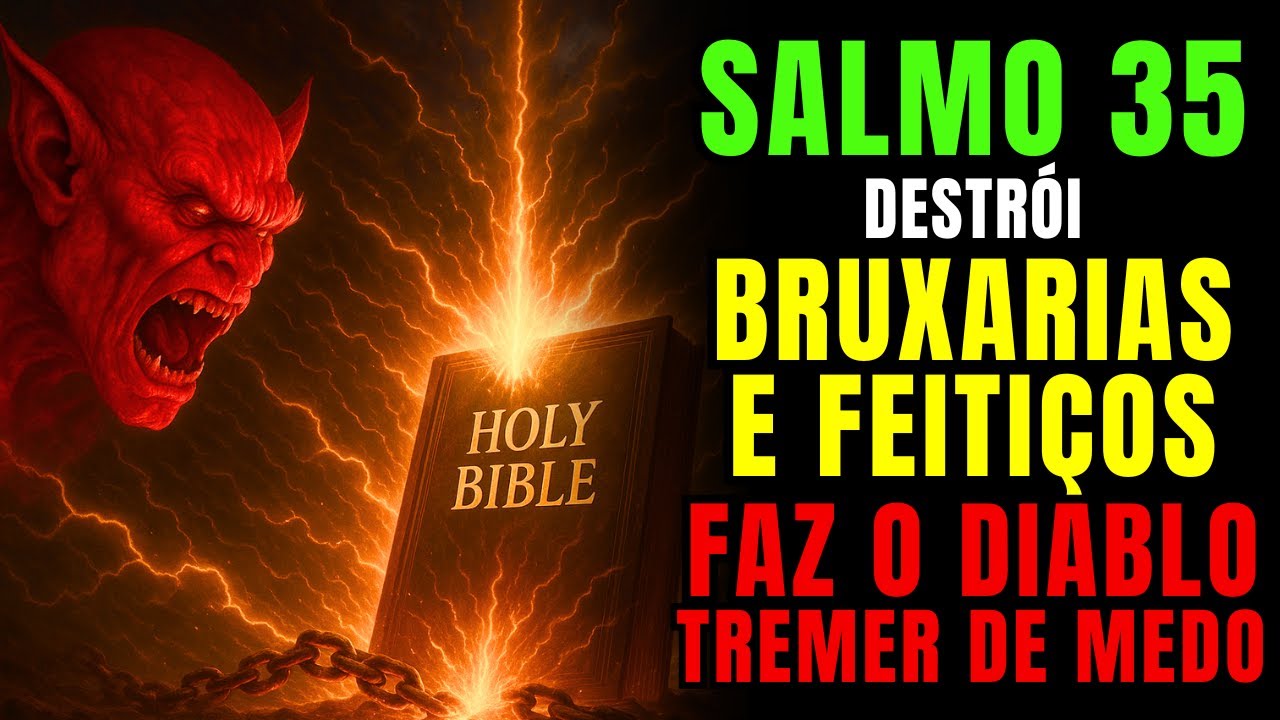 DESTRUA A BRUXARIA E OS FEITIÇOS COM O SALMO 35 — ORAÇÃO PODEROSA E DEVASTADORA CONTRA O MAL