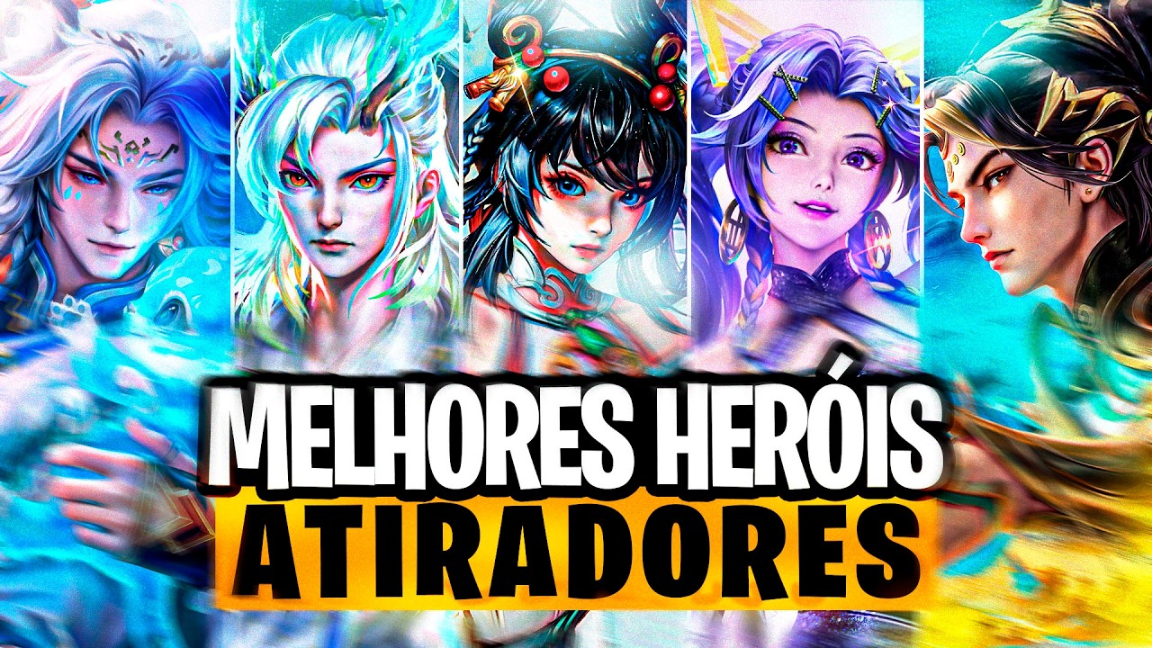 TIER LIST DOS MELHORES ATIRADORES NO HONOR OF KINGS! MARÇO 2026