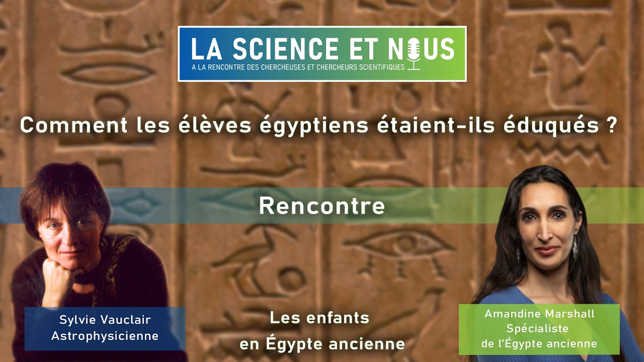 L’enseignement dans les écoles sous les pharaons avec Amandine Marshall