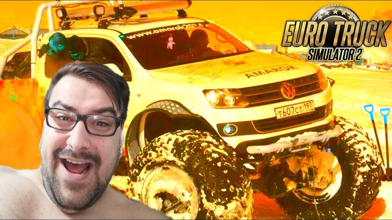 🚘🚘Volkswagen Amarok protiv snijeznih nanosa Islanda / ETS 2 Modovi🚘🚘