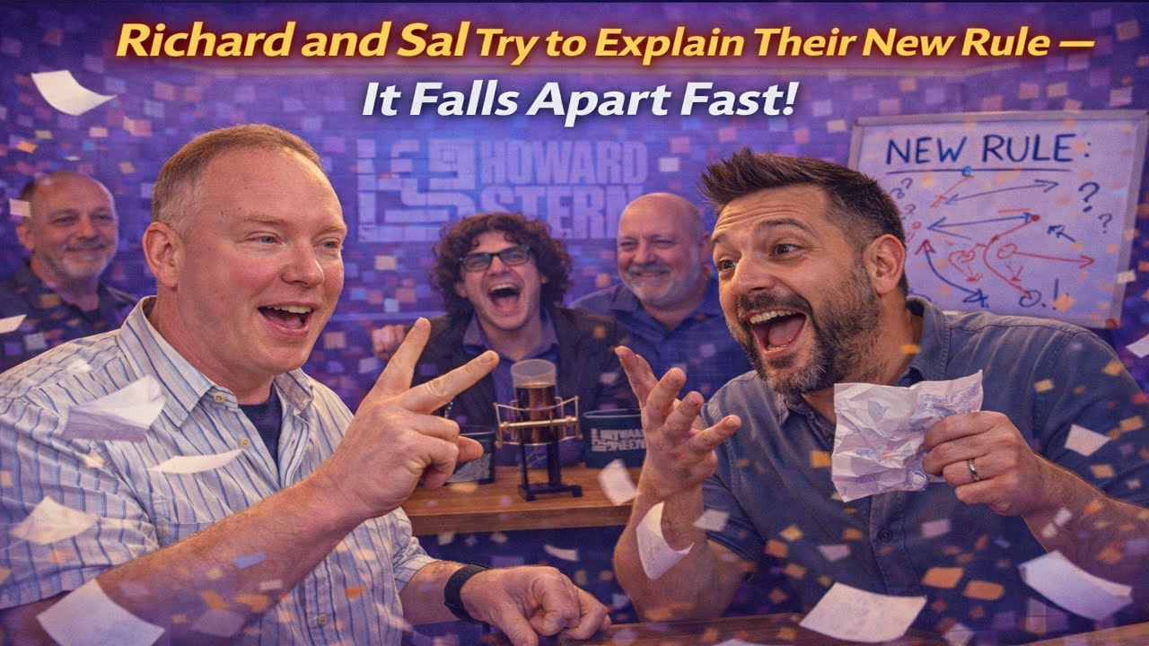 Richard and Sal Try to Explain Their New Rule — It Falls Apart Fast!🔥😂 - Howard Stern Show