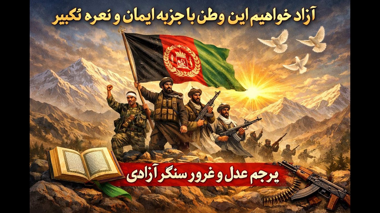 #آموزش #یوتیوب-فارسی / ای نام روشن در دل هر کشور آزادی | ترانه حماسی برای افغانستان.
