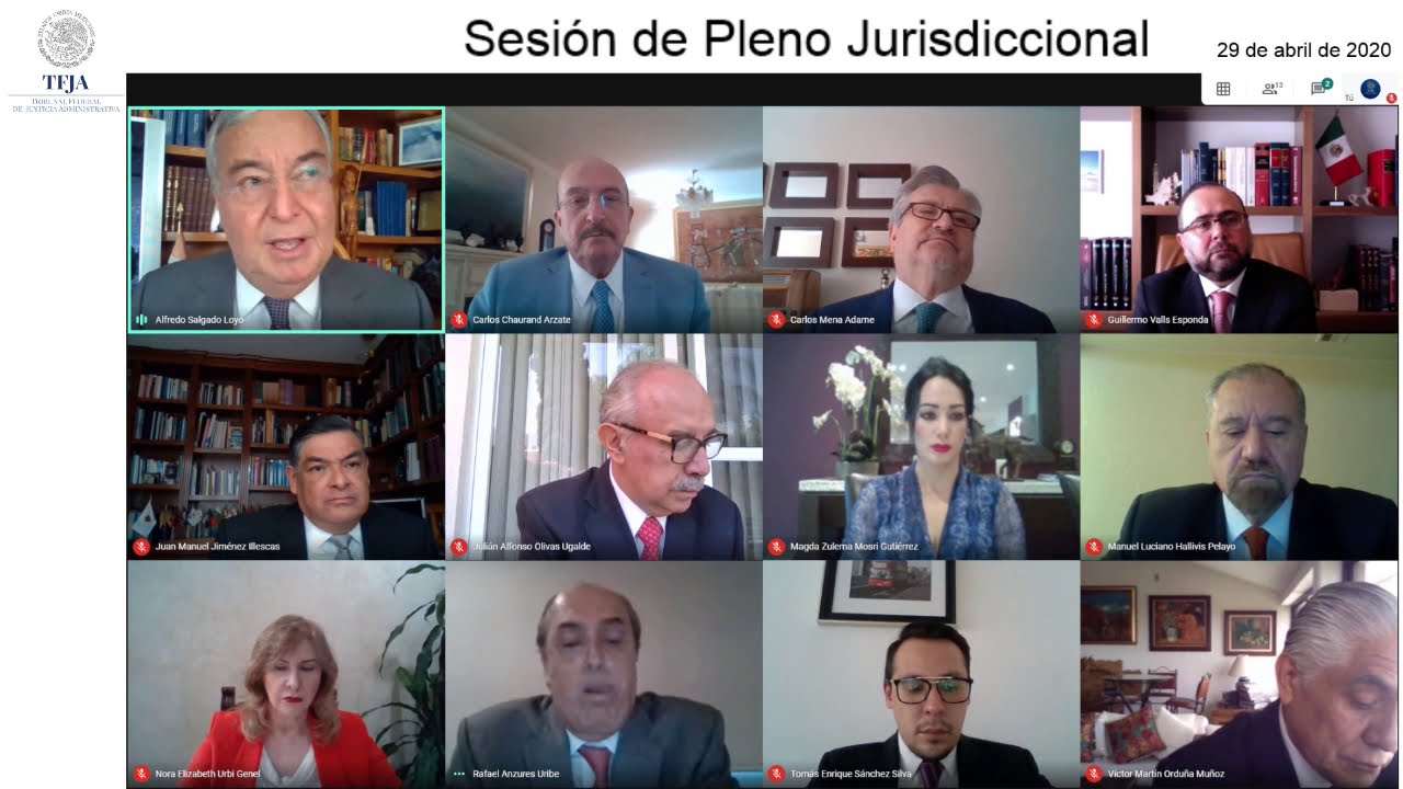 Sesión Pública del Pleno Jurisdiccional del TFJA