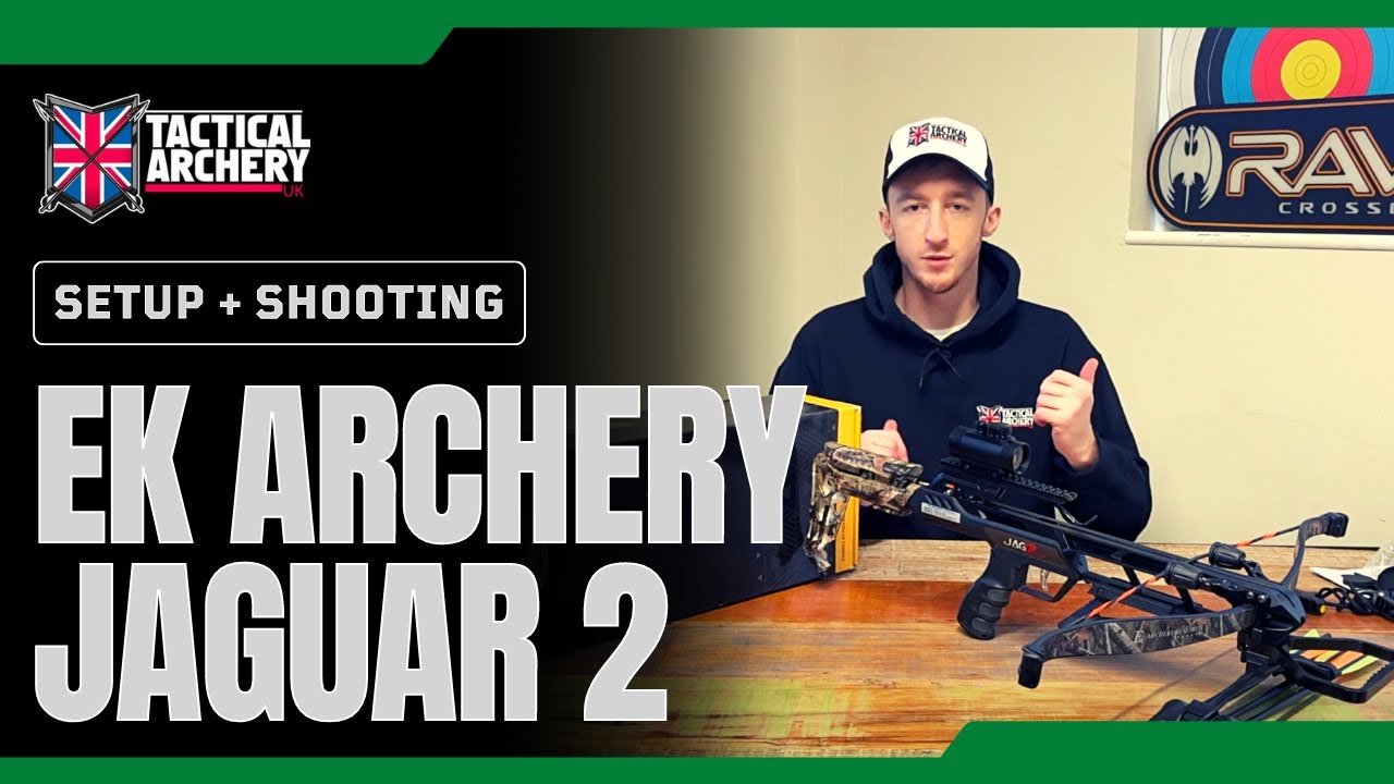 Как настроить арбалет EK Archery Jaguar 2 + стрельба по мишеням! | Tactical Archery UK