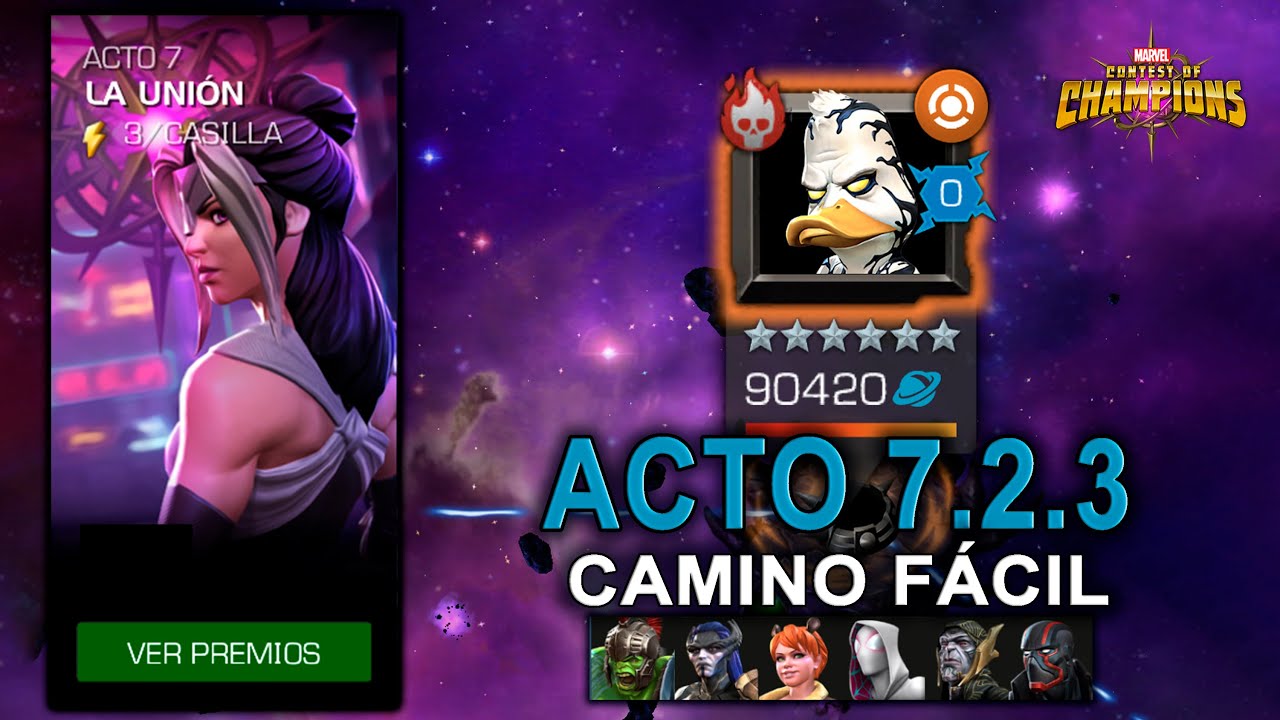 Venom The Duck ACTO 7.2.3 Camino F&aacute;cil | C&oacute;mo Derrotar al Pato Venom | MCOC V&iacute;deo 482