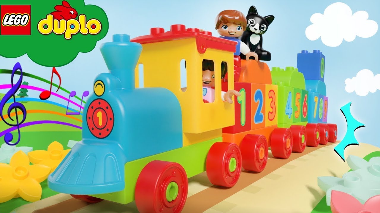 LEGO DUPLO -  Number Train | Learn To Count Nursery Rhymes | LEGO Cartoons and Kids Songs