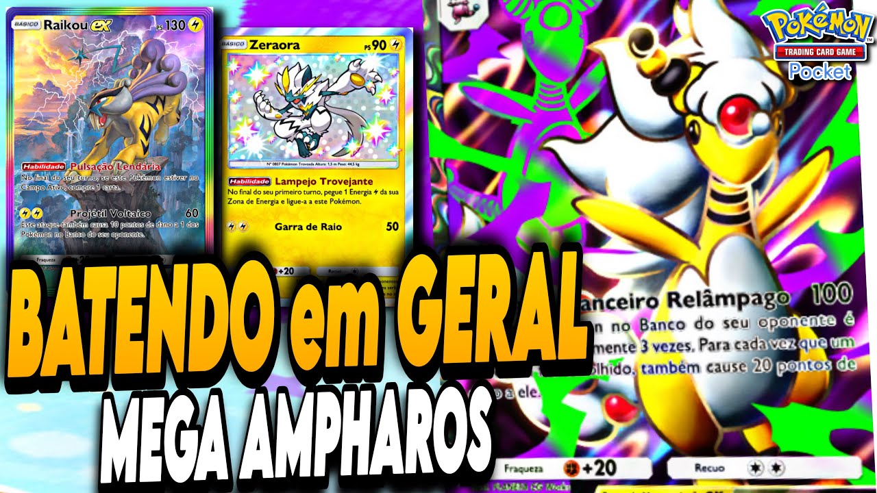 MEGA AMPHAROS ME SURPREENDEU E MUITO!! ||POKEMON TCG POCKET||
