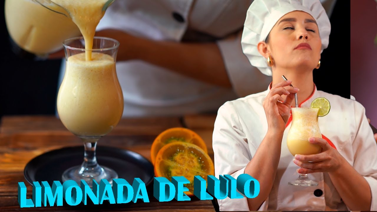 LIMONADA DE LULO PARA TU ALMUERZO FÁCIL Y RÁPIDA