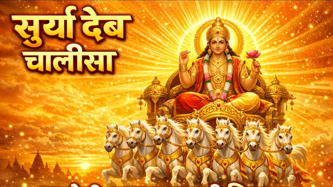 सूर्य देव चालीसा|Surya Dev Chalisa with Lyrics  सुनते ही बदल जाएगी किस्मत Morning Prayer for Success