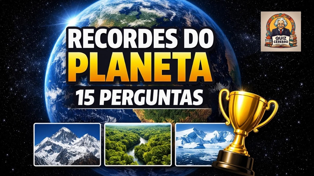 Duvido Você Acertar Essas 15: Recordes do Mundo + Pegadinhas de Geografia