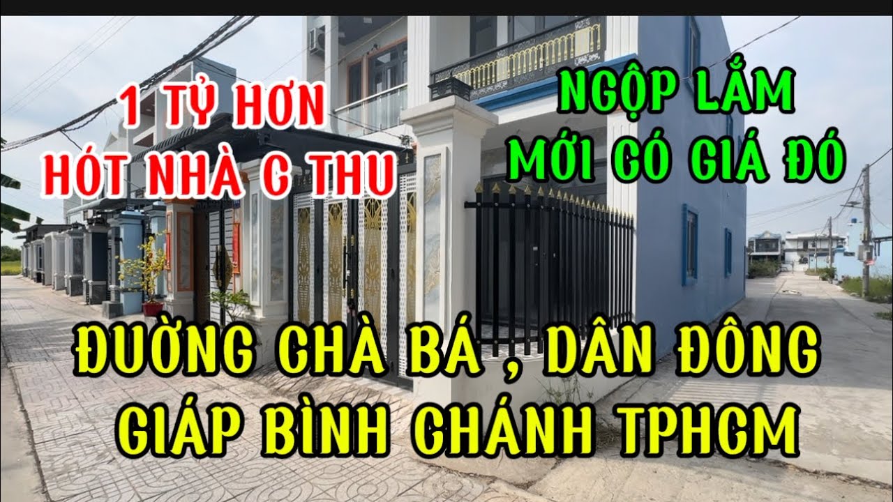 1 tỷ hơn lụm căn này 4,5x22m 4 phòng , ngộp lắm rồi mua nhanh còn được bớt mạnh  gần chợ bình Chánh