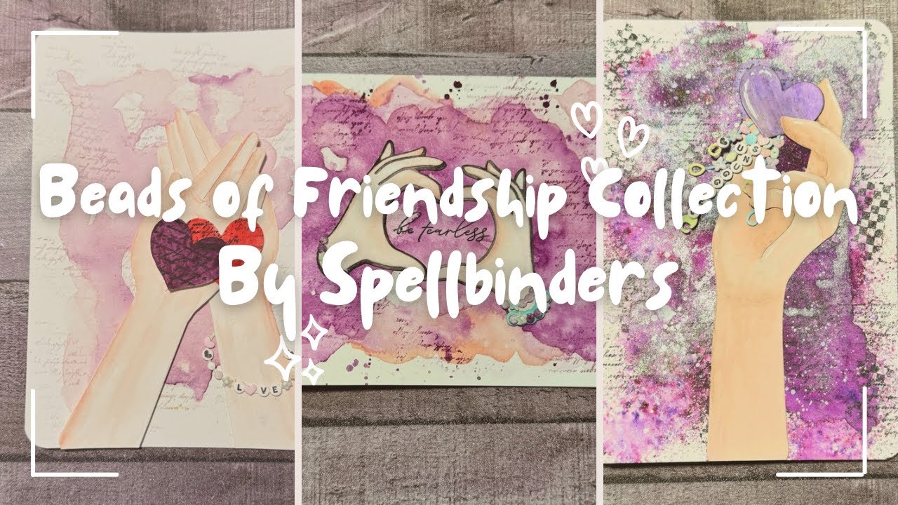 Art Journal pages | Beads of Friendship by Spellbinders