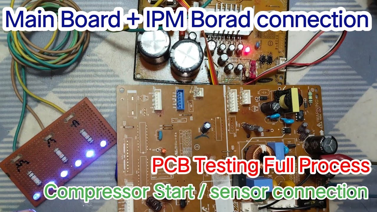 Samsung Inverter Fridge PCB Testing  | Compressor Start Kaise Kare | Step by Step | PCB Hacks