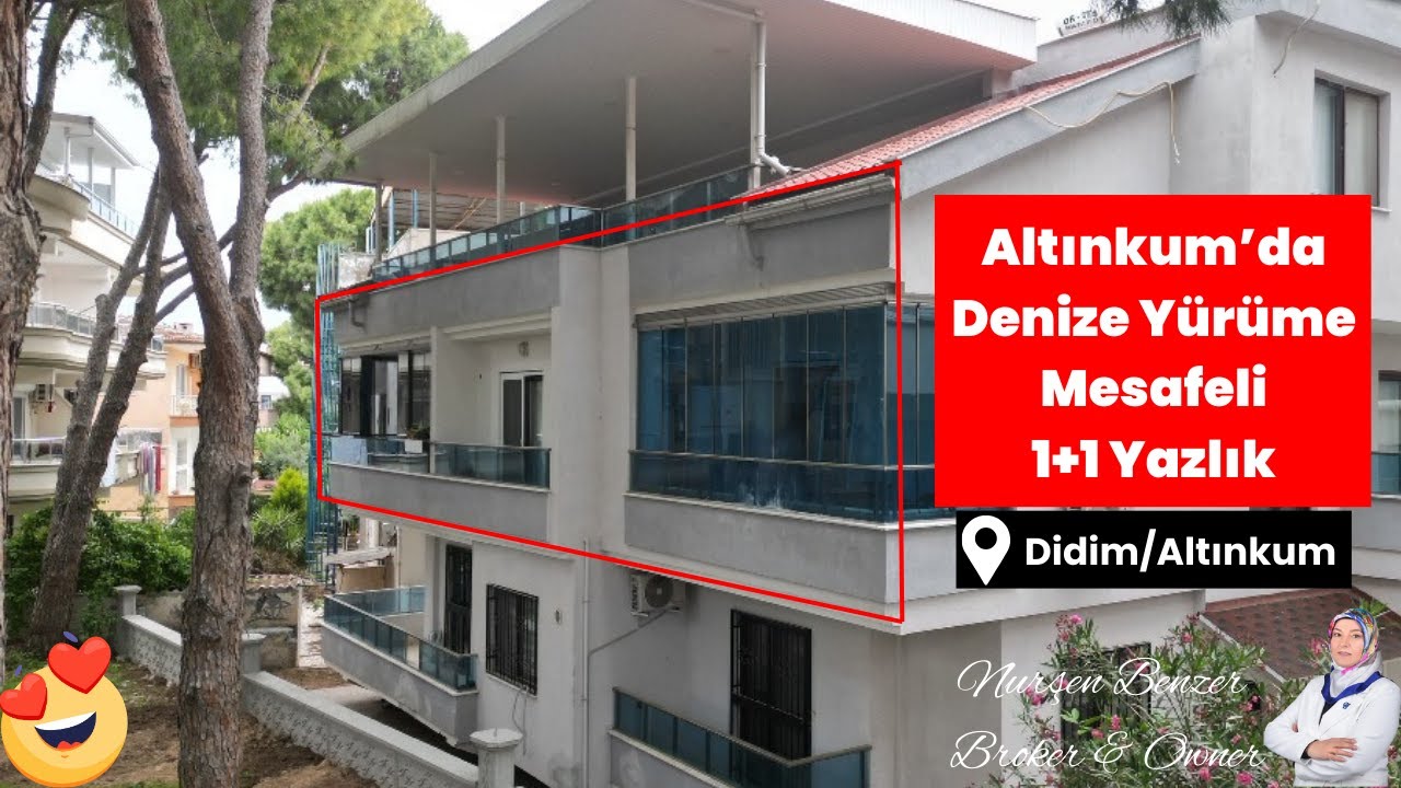 Denize Sıfır! Didim Altınkum’da Satılık 1+1 Daire – Eviniz Tatilde!