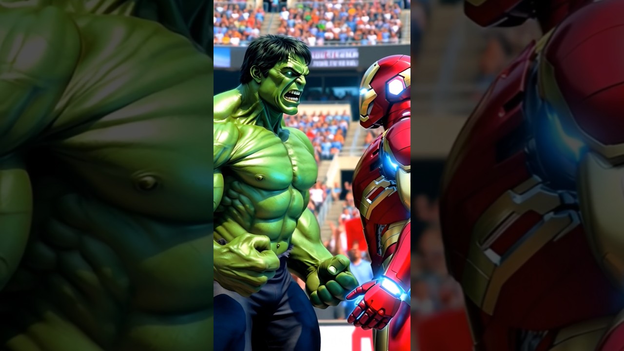 Hulk vs Iron Man | Epic Desert-to-Stadium Final Battle 