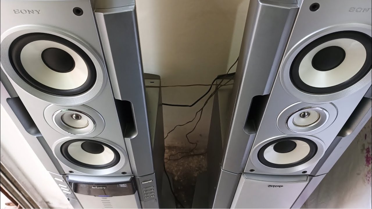 SONY MINI HIFI HCD FL7D MONSTER BASS #bass #sony