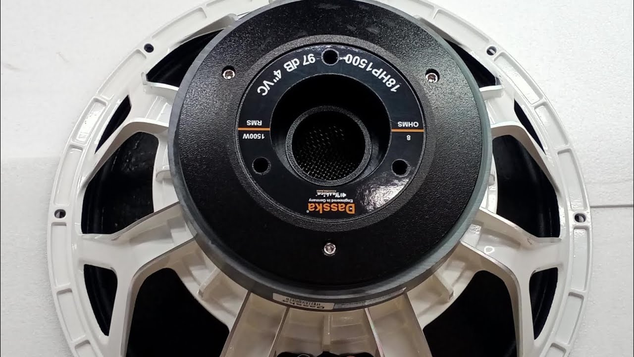 Dasska Dj bass speaker 1500 Watt.... Double magnet