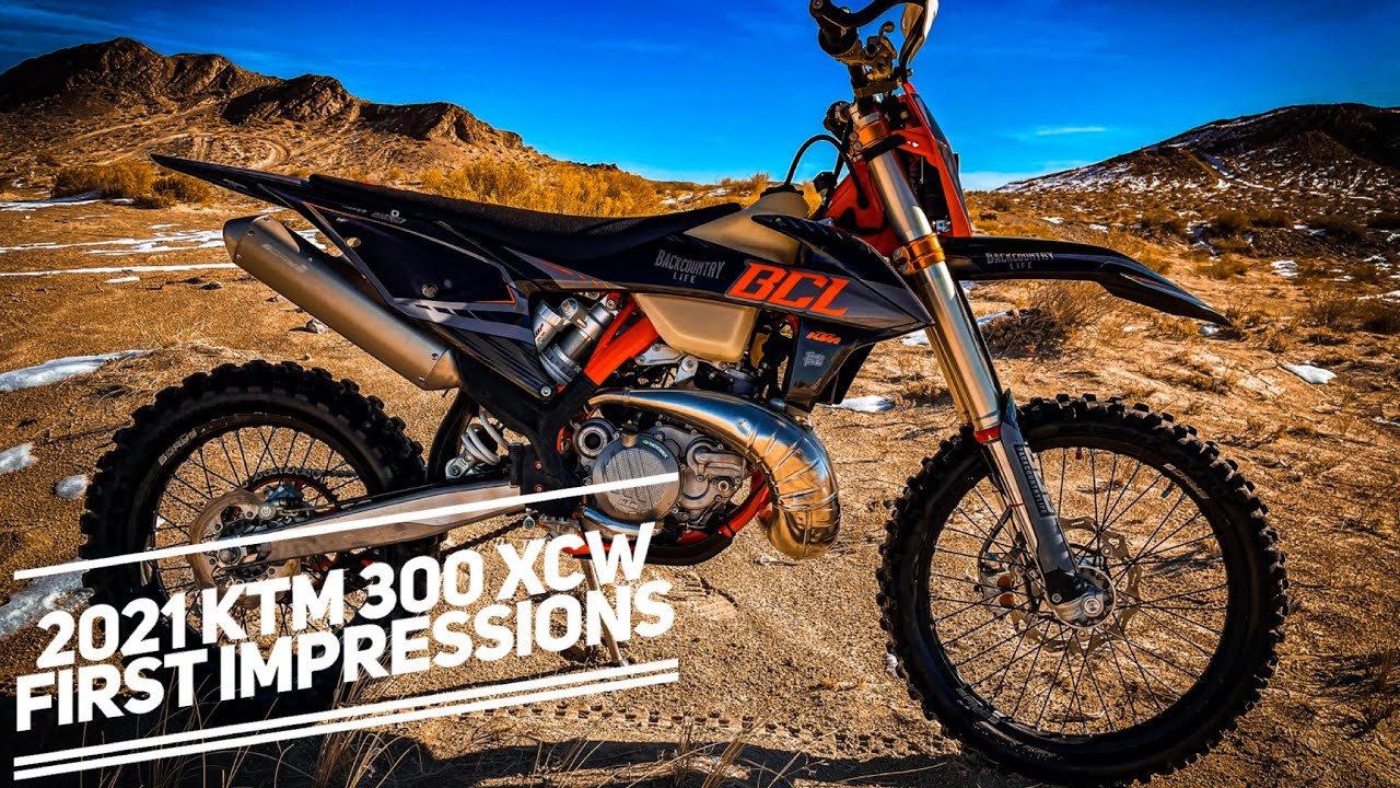 2021 KTM 300 XCW TPI Review - Winter Sand Ride First Impressions