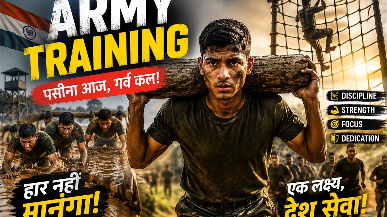 AI Army Training 2026 | Indian Army Motivation | Powerful Military Training | Cinematic AI Video 🇮🇳