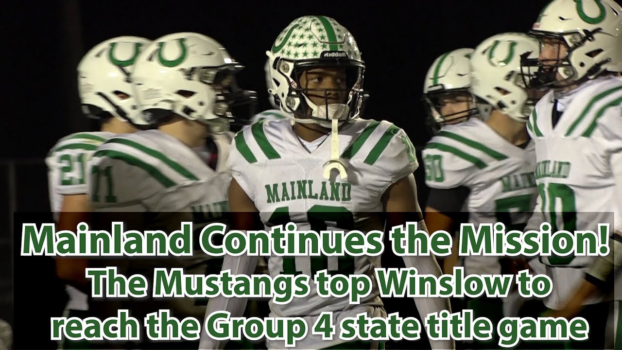 Mainland 41 Winslow Twp. 7 | Football | Group 4 State Semifinal | Jamie Tyson 3 Total TDs + 2 INTs!