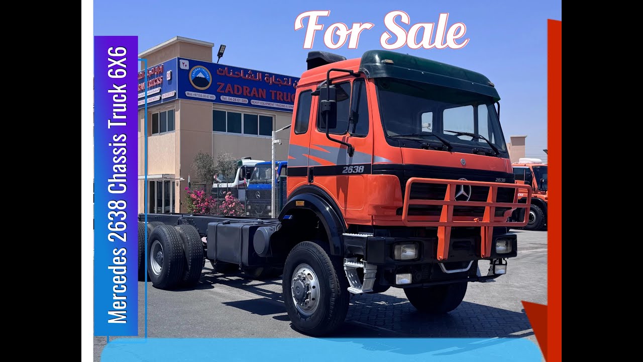 MERCEDES BENZ 2638 LONG CHASSIS V8 (6X6) FOR SALE