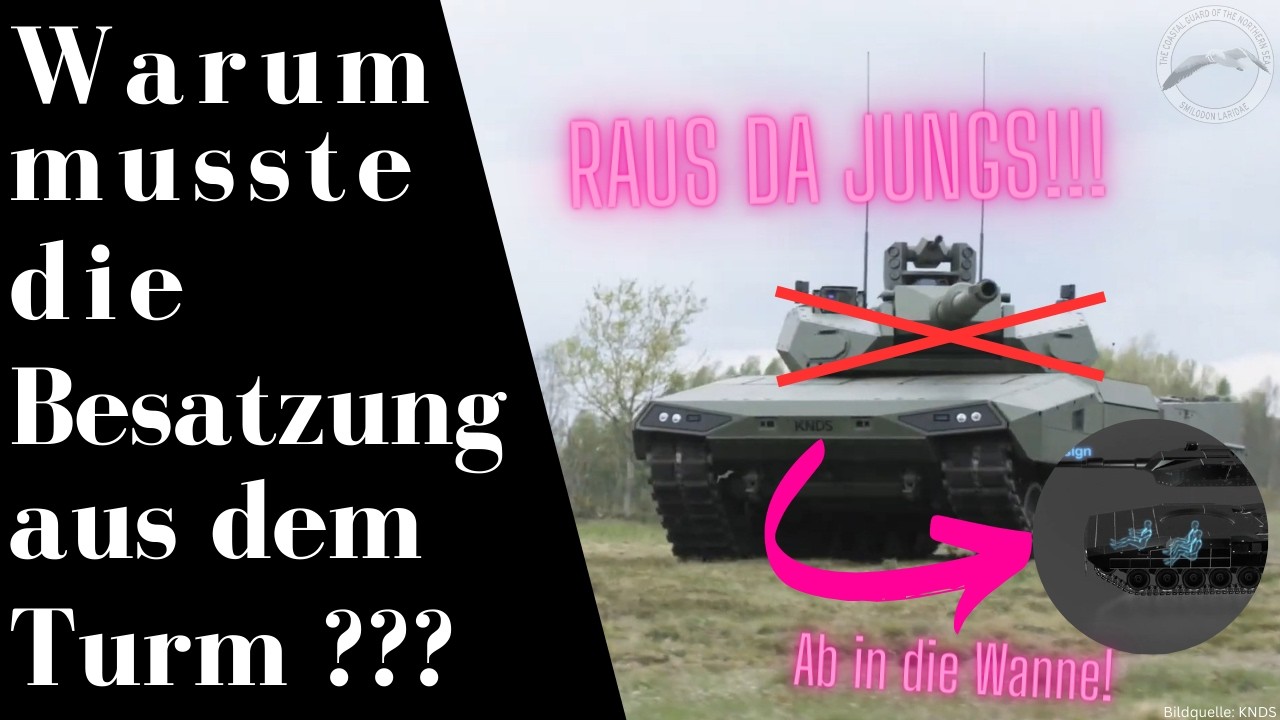 Unbemannter Turm! Aber warum? - Darum haben so viele moderne Panzerentwürfe einen unbemannten Turm