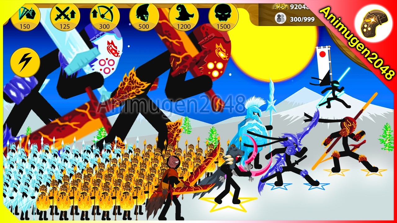 EPIC MODE: NEW Shadow Clone Jutsu + TEAM UP GRIFFON vs FINAL BOSS | Stick War Legacy | Animugen2048