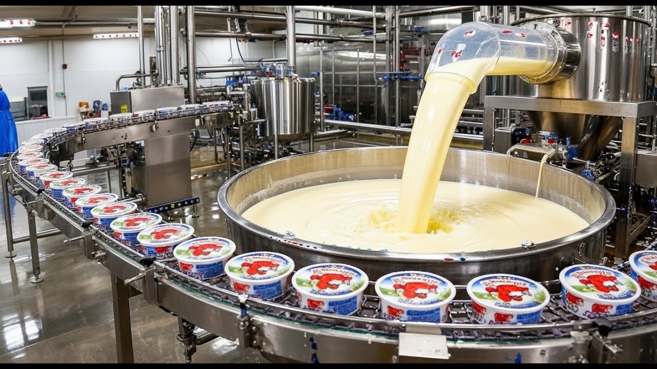 Inside Factory How La Vache Qui Rit Cheese Is Made (Full Factory Process)