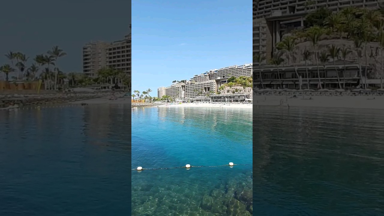 ☀️ Anfi Del Mar Gran Canaria Beach #anfidelmar #anfi #grancanaria