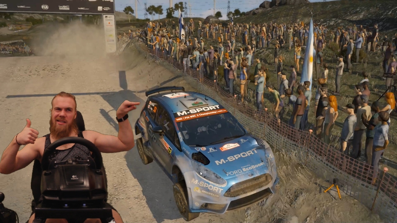 WRC 6 - Португалия, кокпит G27