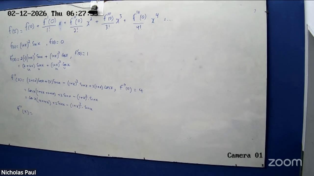 Unit 2 Pure Mathematics expansion Taylor and Macluarin expansion