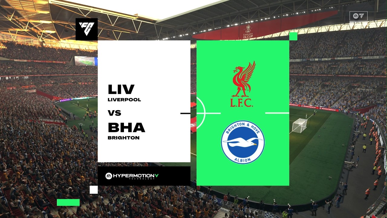 Liverpool vs. Brighton | Emirates FA Cup 25/26 | Full Match | FC 26 - PS5™[4K]