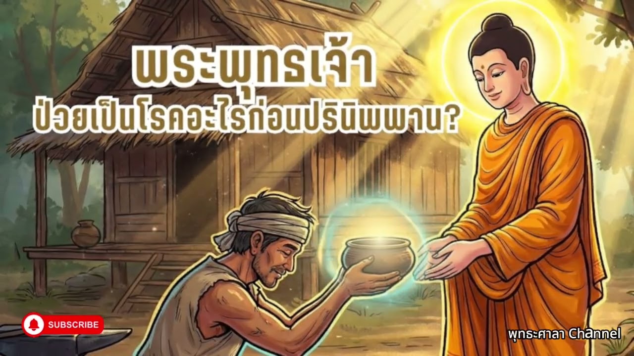พระพุทธเจ้าป่วยเป็นโรคอะไรก่อนปรินิพพาน?