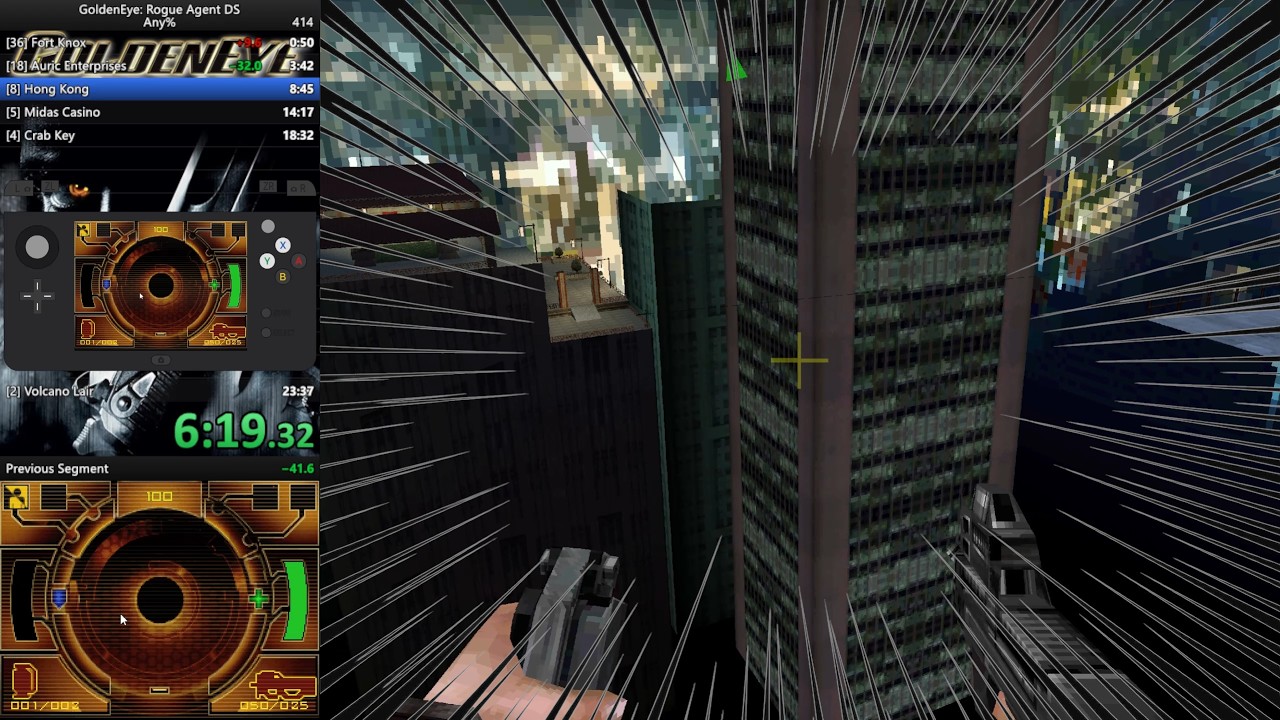 GoldenEye: Rogue Agent DS any% WR in 22:48