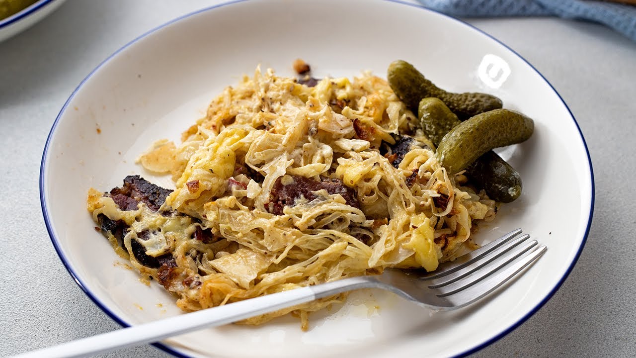 Keto Reuben Skillet Meal [Low-Carb One Pan Recipe]